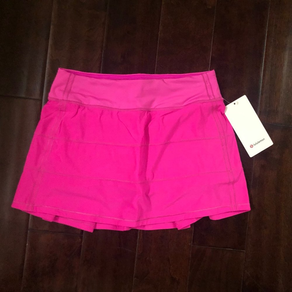 NWT Lululemon Pace Rival Skirt Tall * Pow Pink - Picture 5 of 9